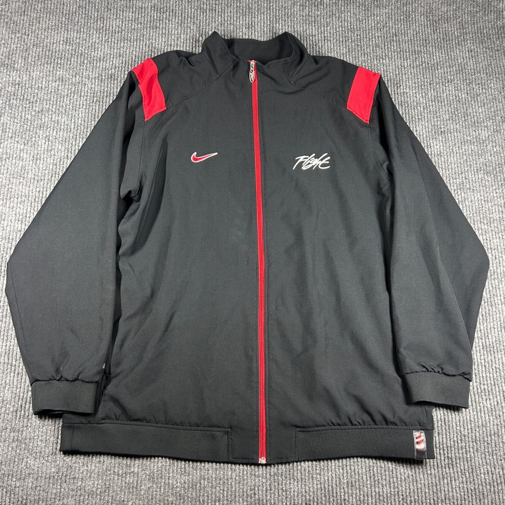 Nike Jordan Jacket Mens XXL Flight Sphere Dry Track Black Full Zip 138176-010